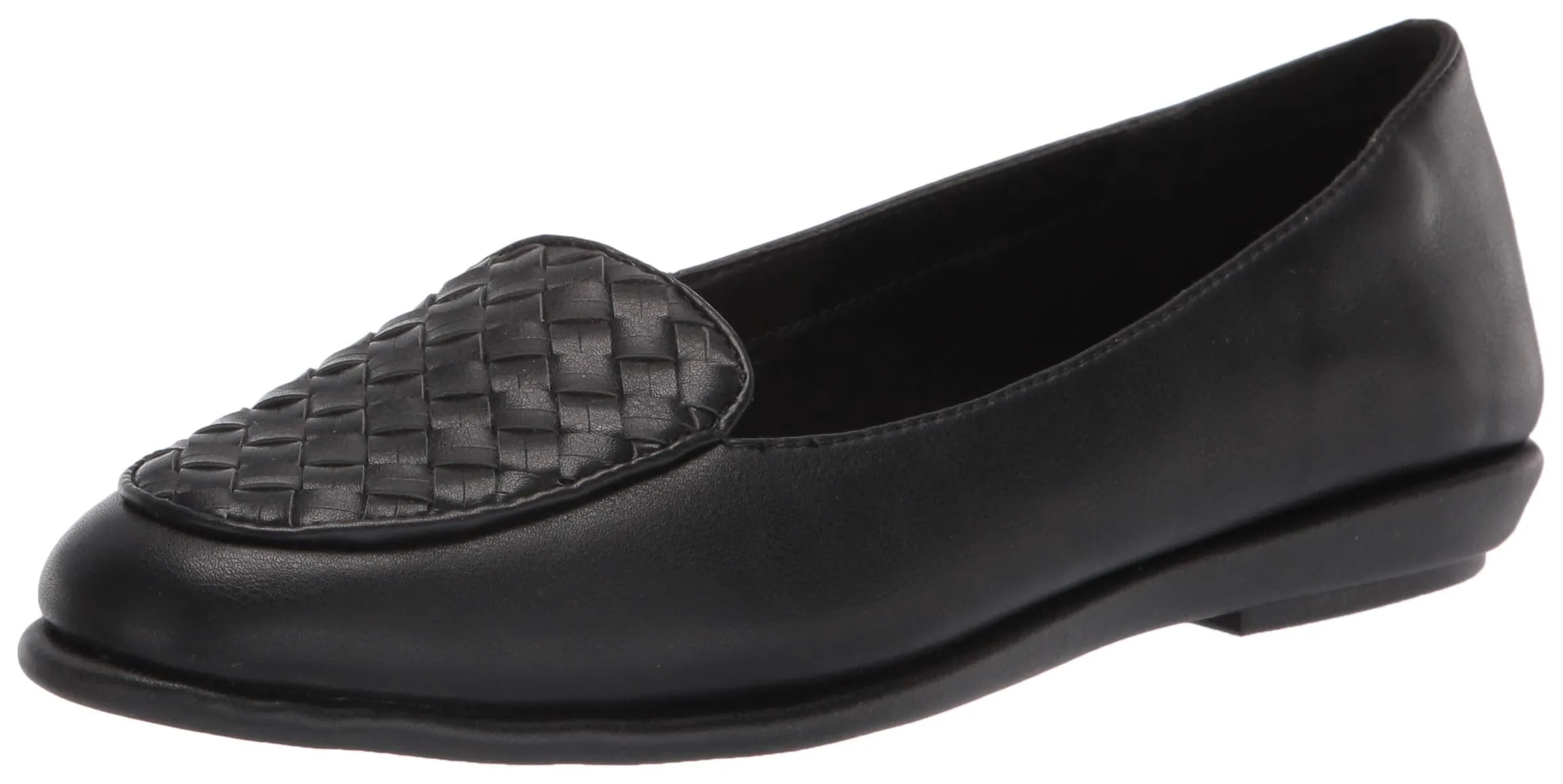 Aerosoles Women's Brielle Loafer Flat, Black, 9