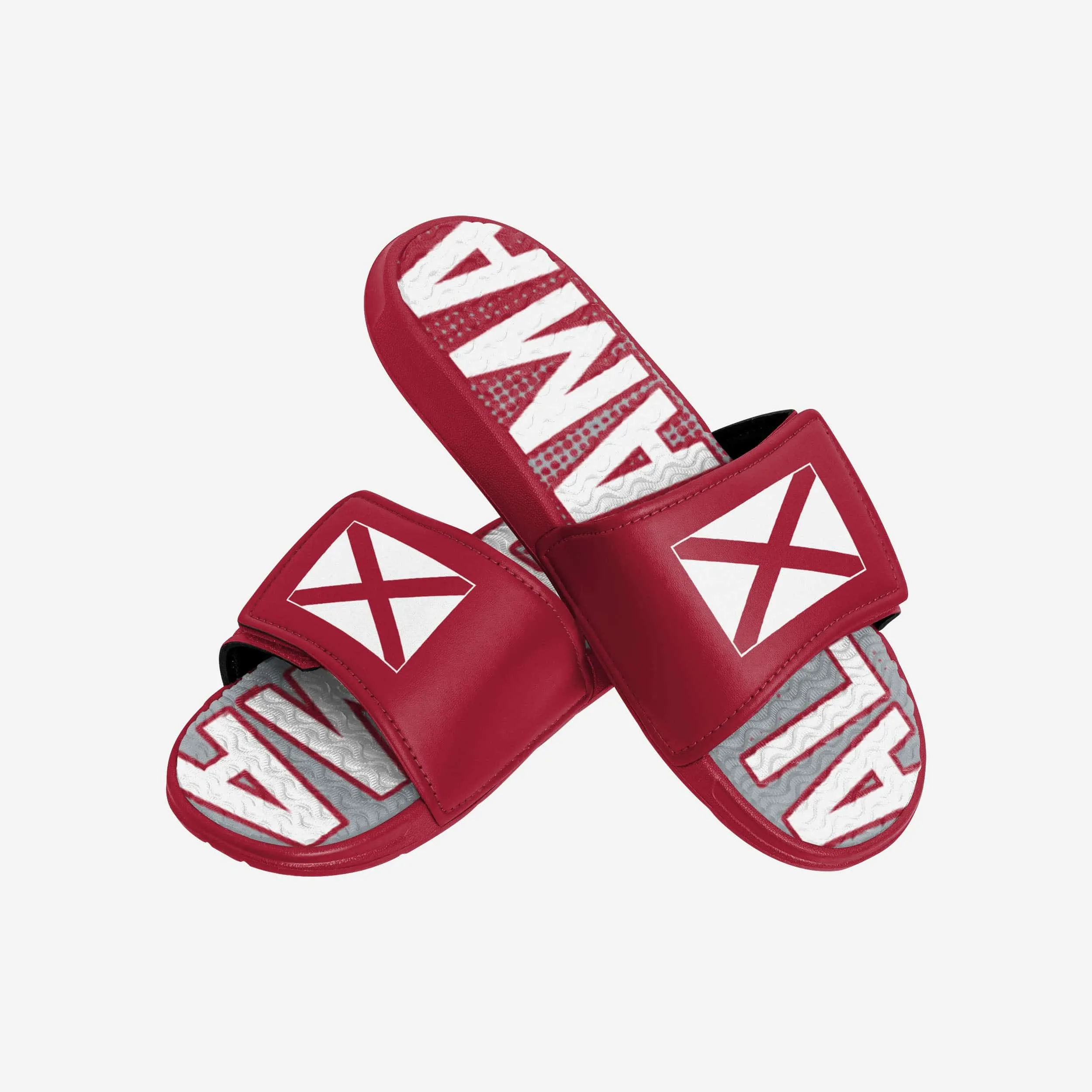 Alabama Flag Gradient Wordmark Gel Slide