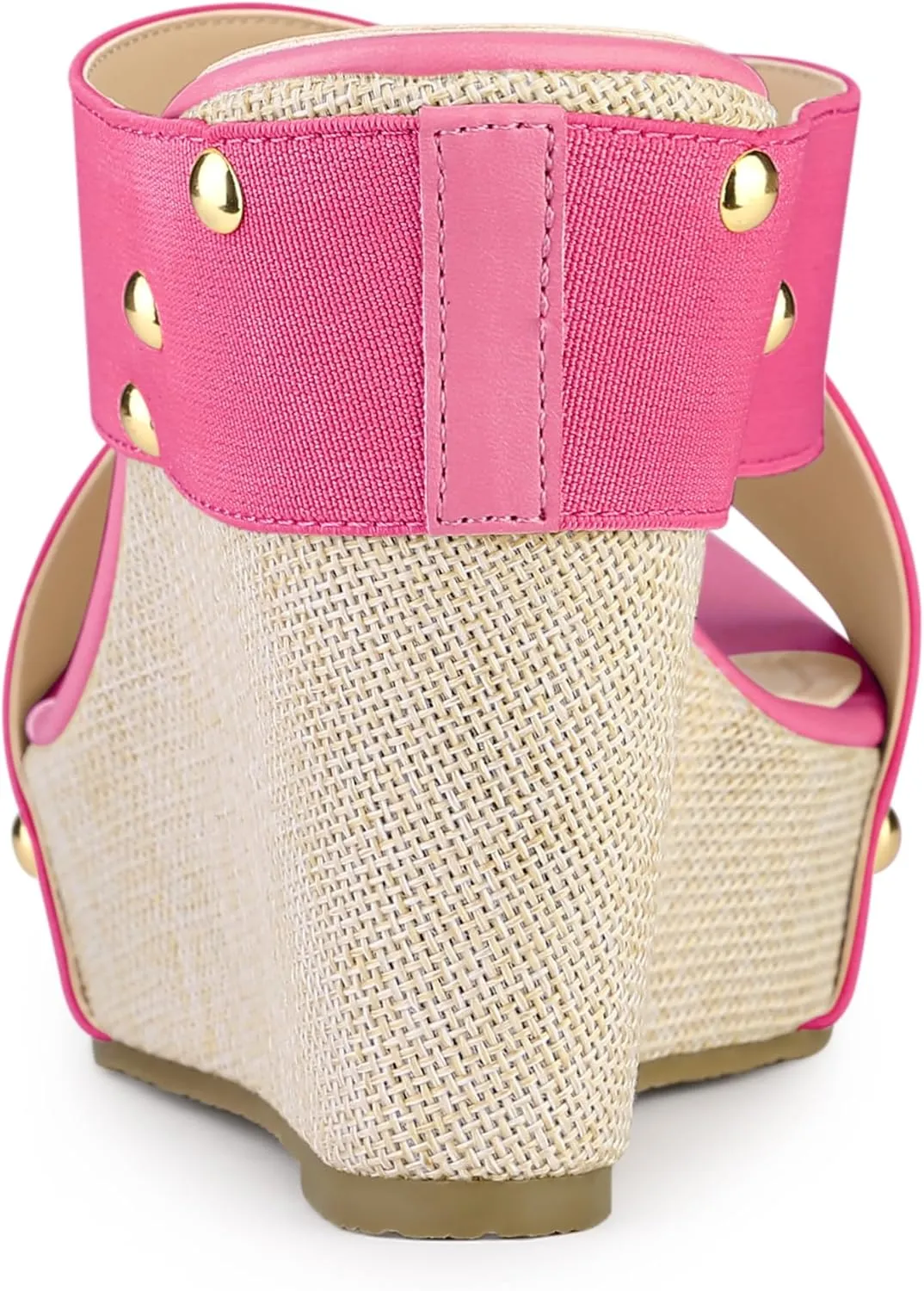 Allegra K Women's Platform Slide Wedge Sandals