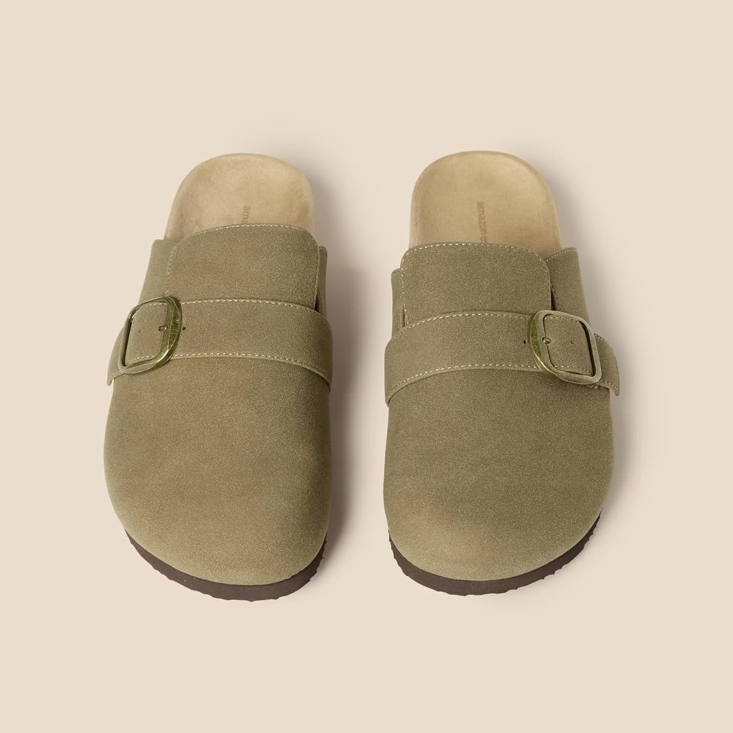 Amazon Essentials Men's Buckle Top Comfort Clogs