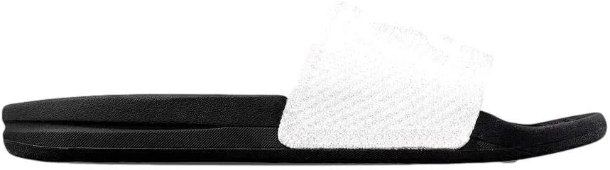 APL: Athletic Propulsion Labs Women's Big Logo Techloom Slide, (6, Metallic Pearl/White, Numeric_6)