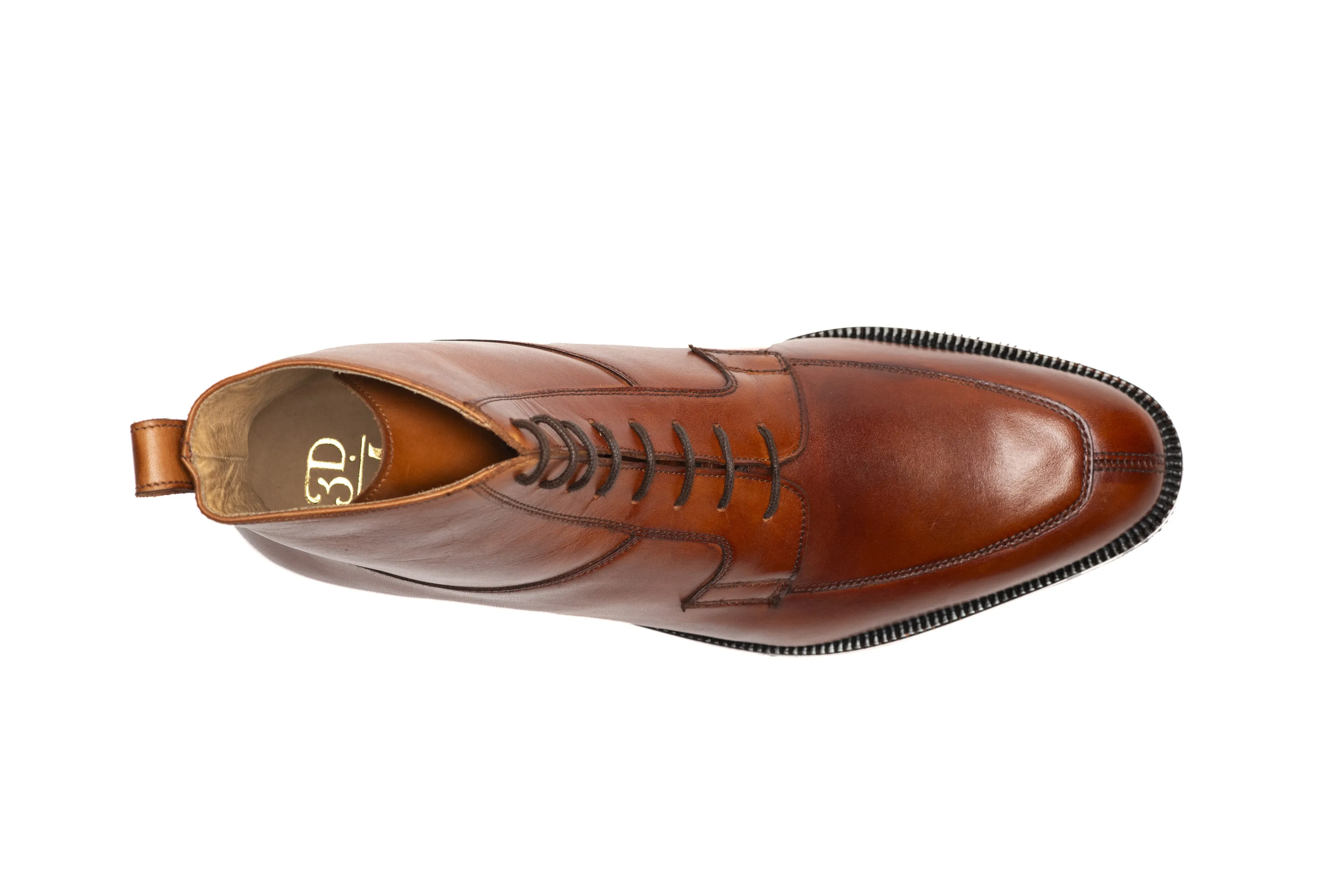 Apron Derby Boot - Tan