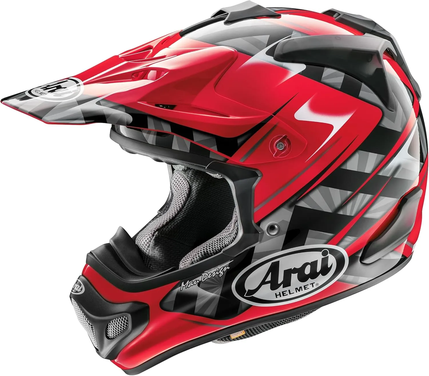 Arai Helmets VX-Pro4 Scoop Helmet (Large, Scoop Red)