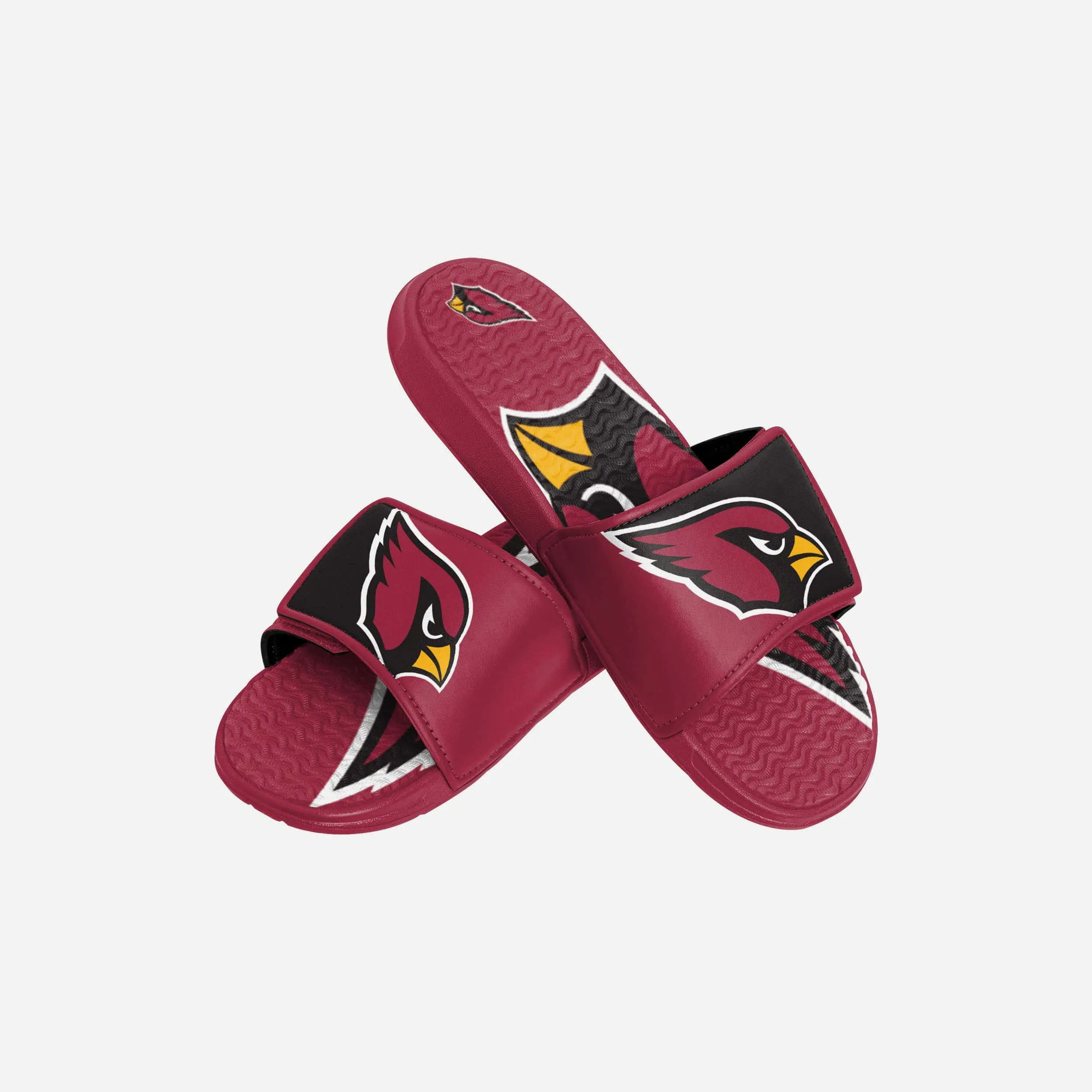 Arizona Cardinals Youth Colorblock Big Logo Gel Slide