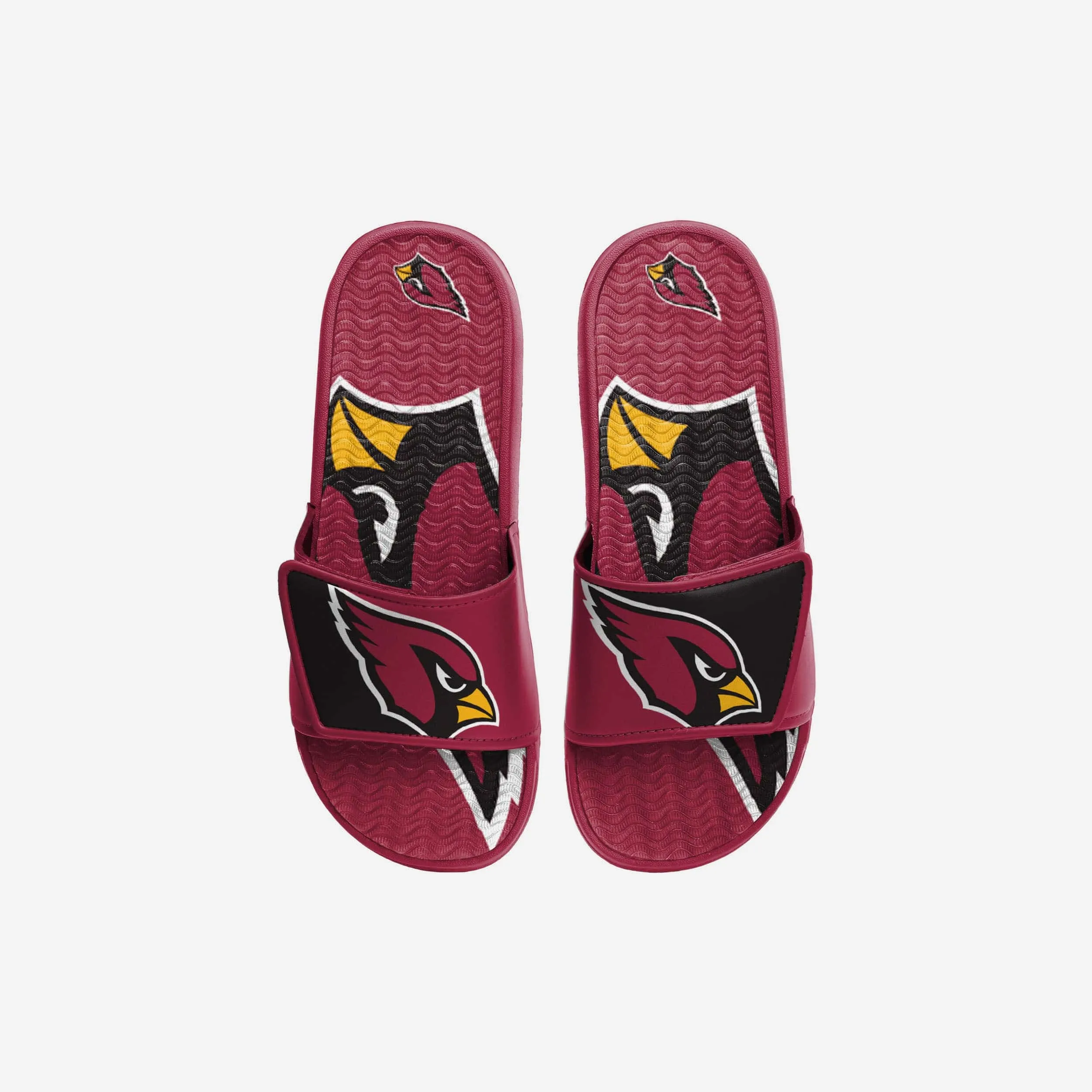 Arizona Cardinals Youth Colorblock Big Logo Gel Slide