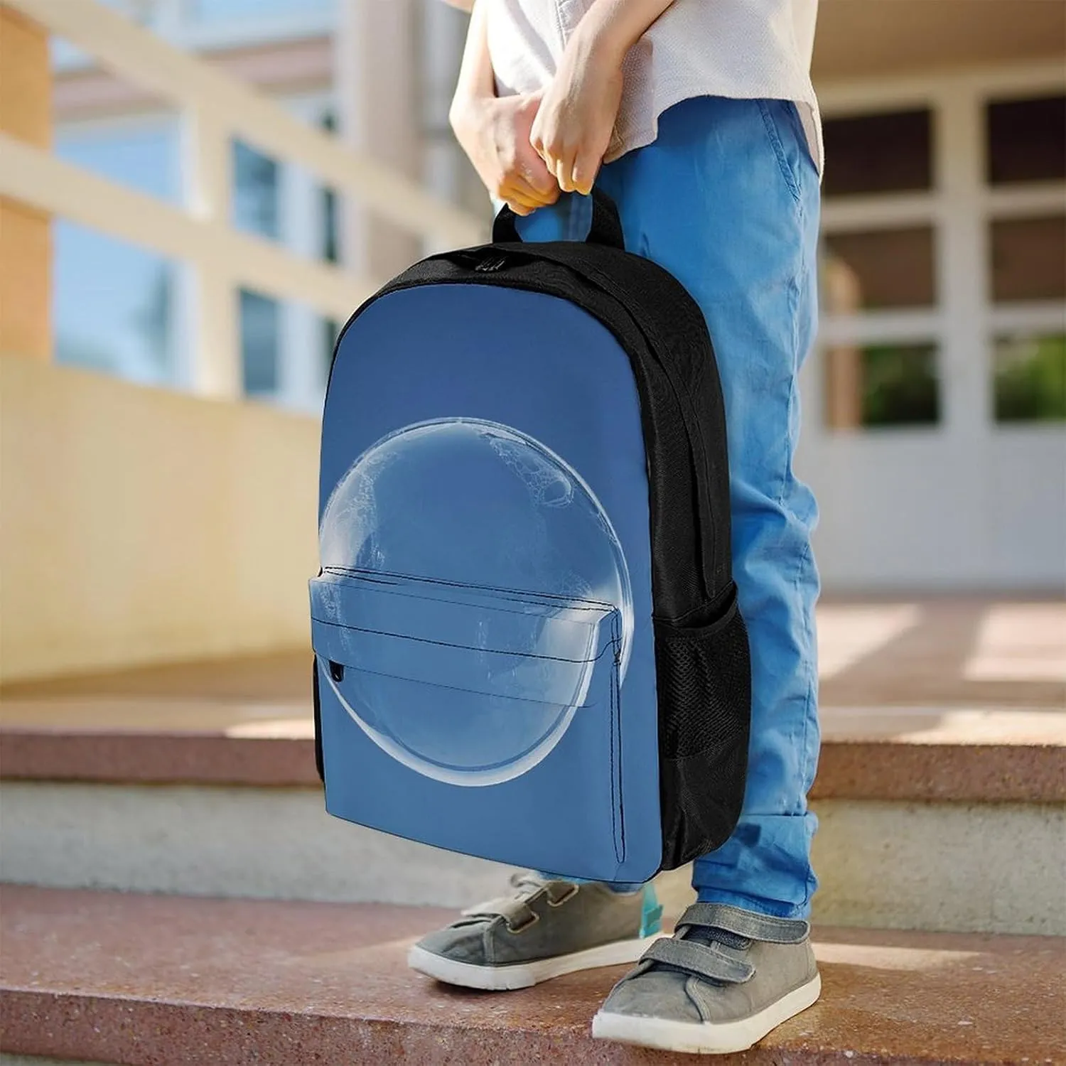 Backpack for Men Women Laptop Backpack A Soap Bubble Casual Daypack Laptop Bag for Travel