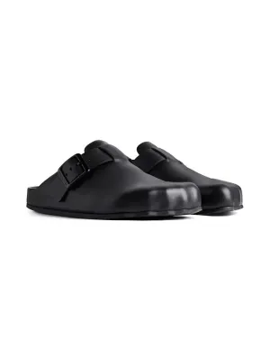 BALENCIAGA SUNDAY CALFSKIN LEATHER MULE CLOGS