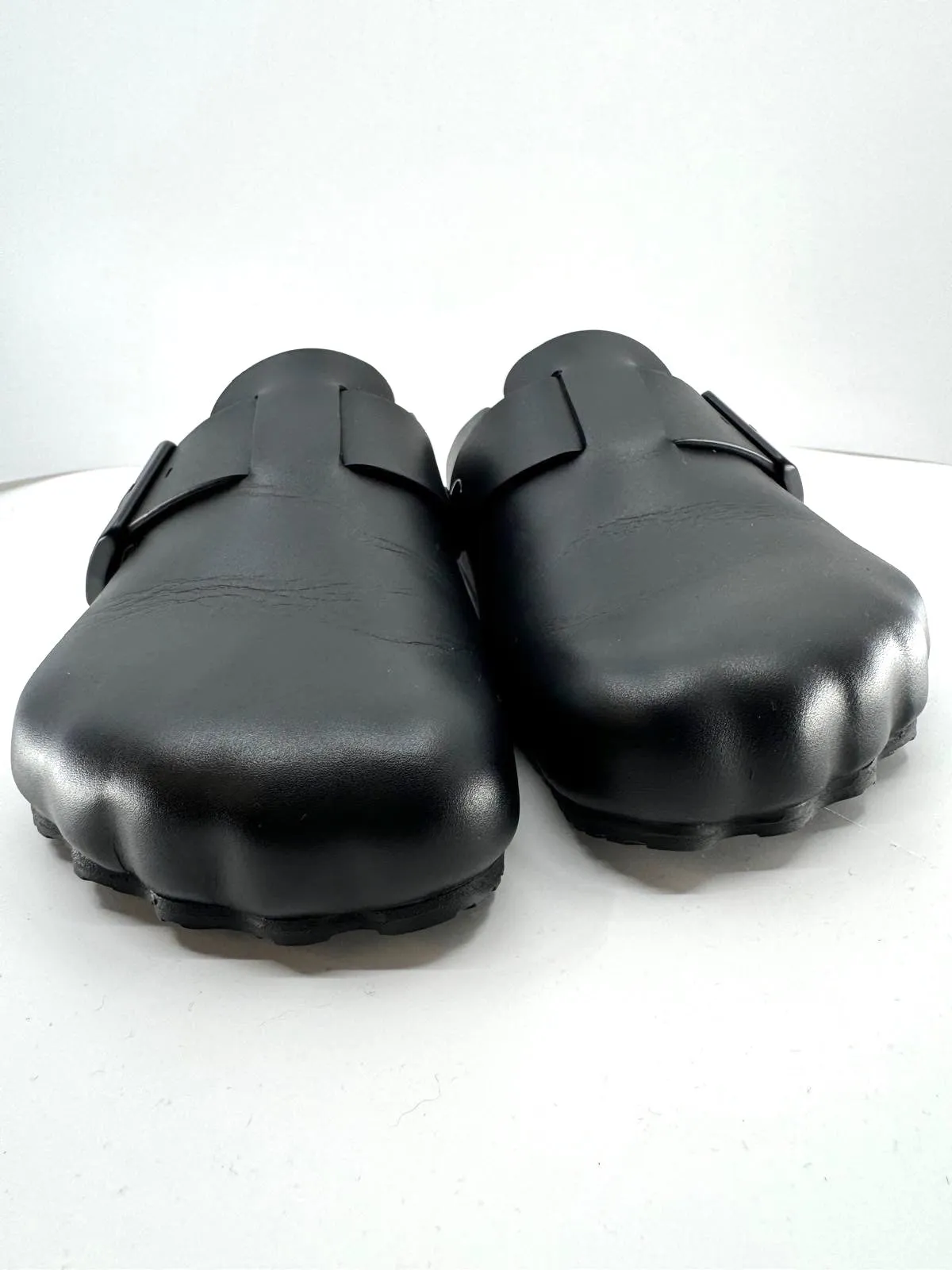 BALENCIAGA SUNDAY CALFSKIN LEATHER MULE CLOGS