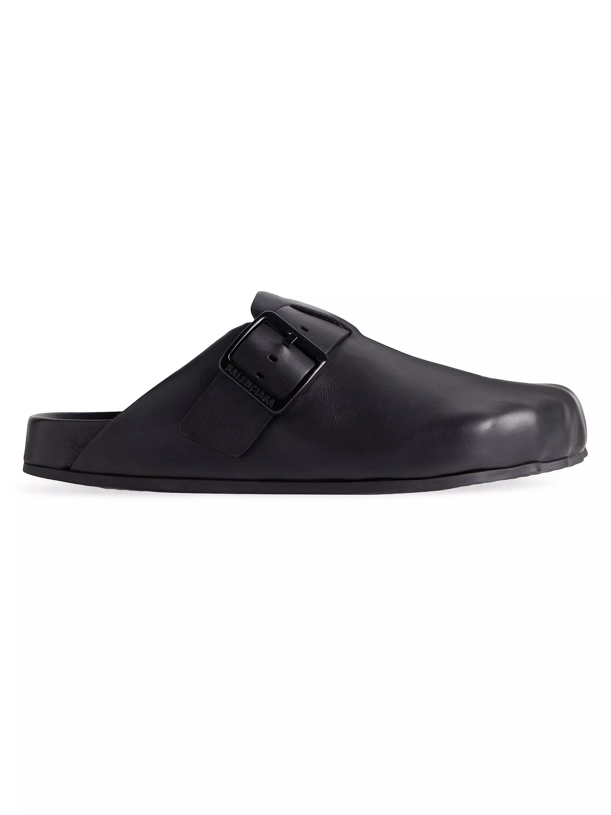 BALENCIAGA SUNDAY CALFSKIN LEATHER MULE CLOGS