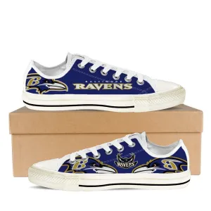 baltimore ravens mens low cut sneakers cut