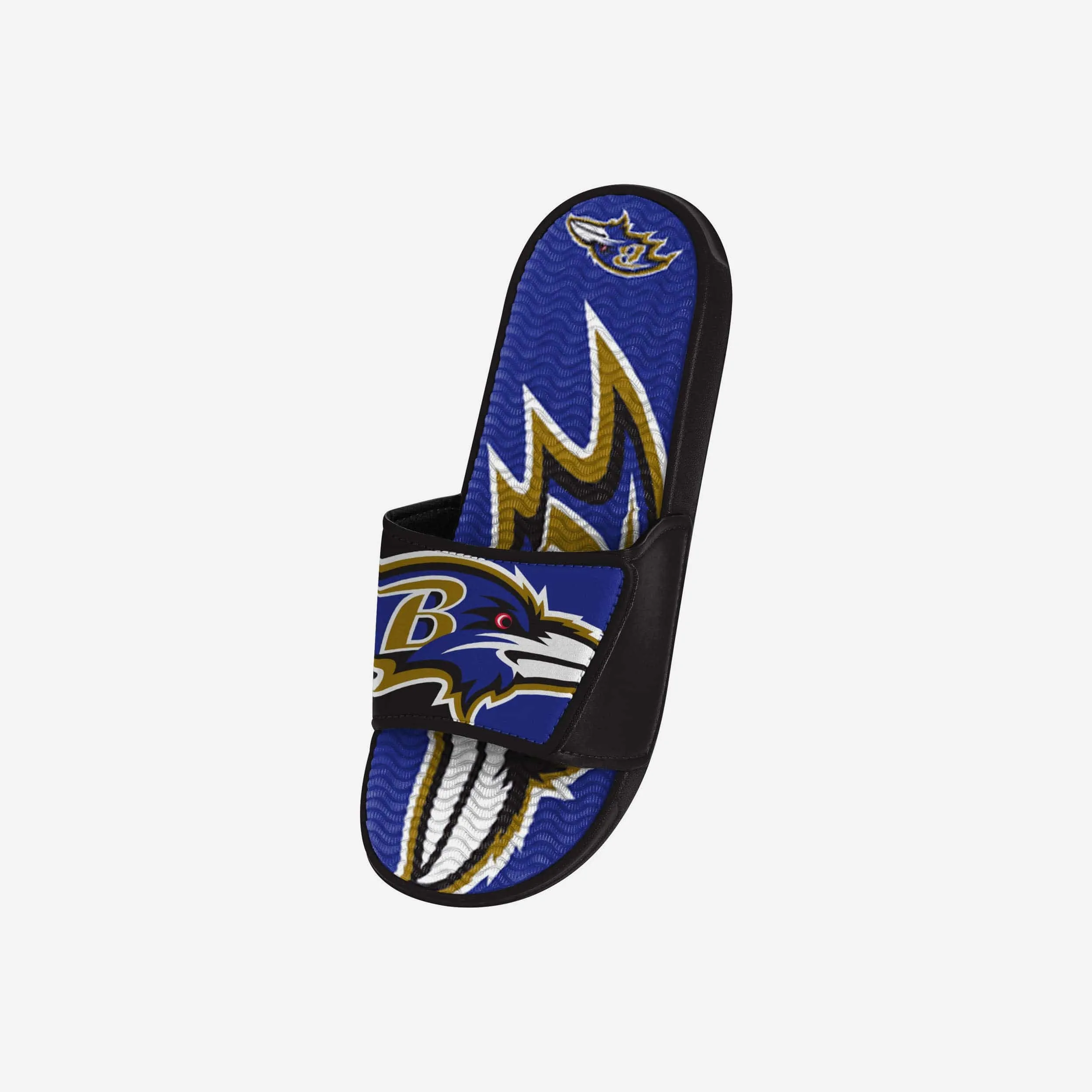 Baltimore Ravens Youth Colorblock Big Logo Gel Slide