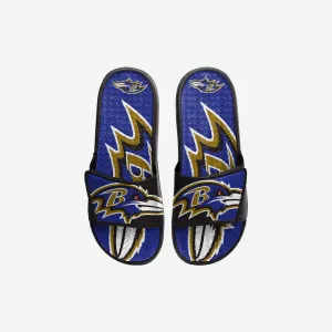 Baltimore Ravens Youth Colorblock Big Logo Gel Slide