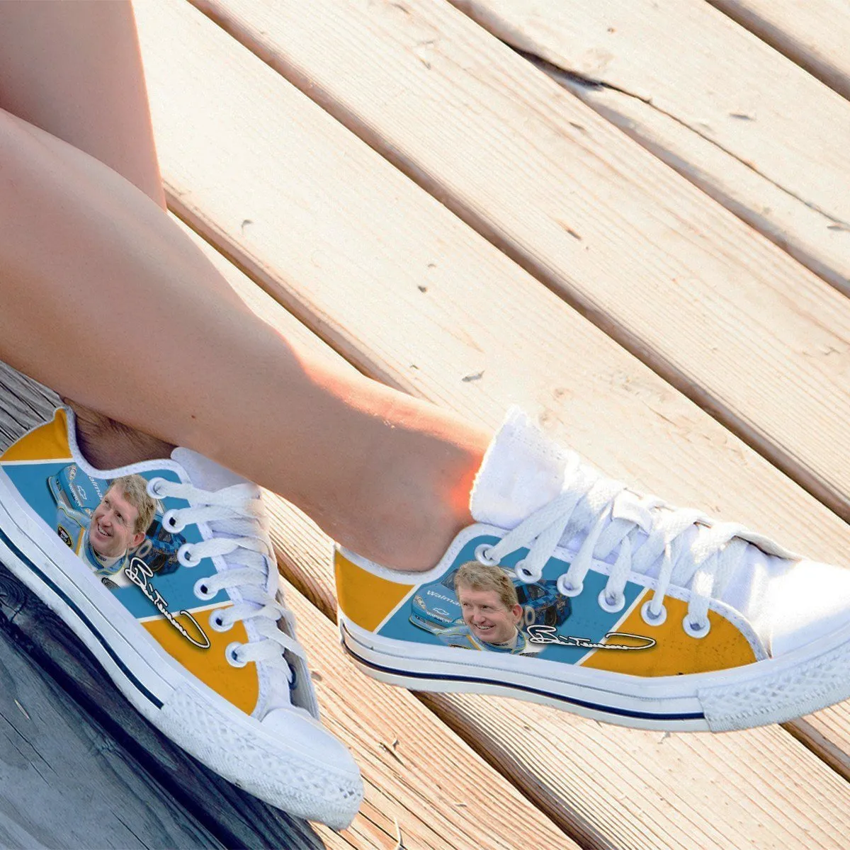 bill elliott new ladies low cut sneakers