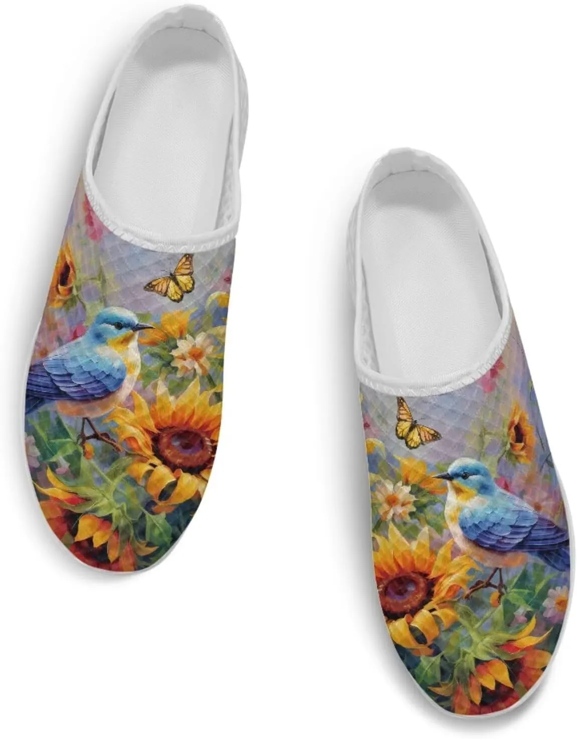 Binienty Womens Mule Shoes Slip on Mesh Garden Clogs Fashion Four Seasons Walking Shoe Outdoor Footwear