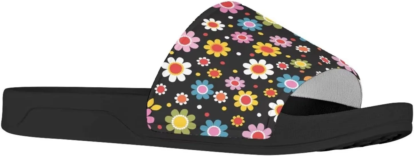 Binienty Womens Slippers with Rubber Sole Soft-Lightweight House Slipper Casual Style Sandals Shower Shoes