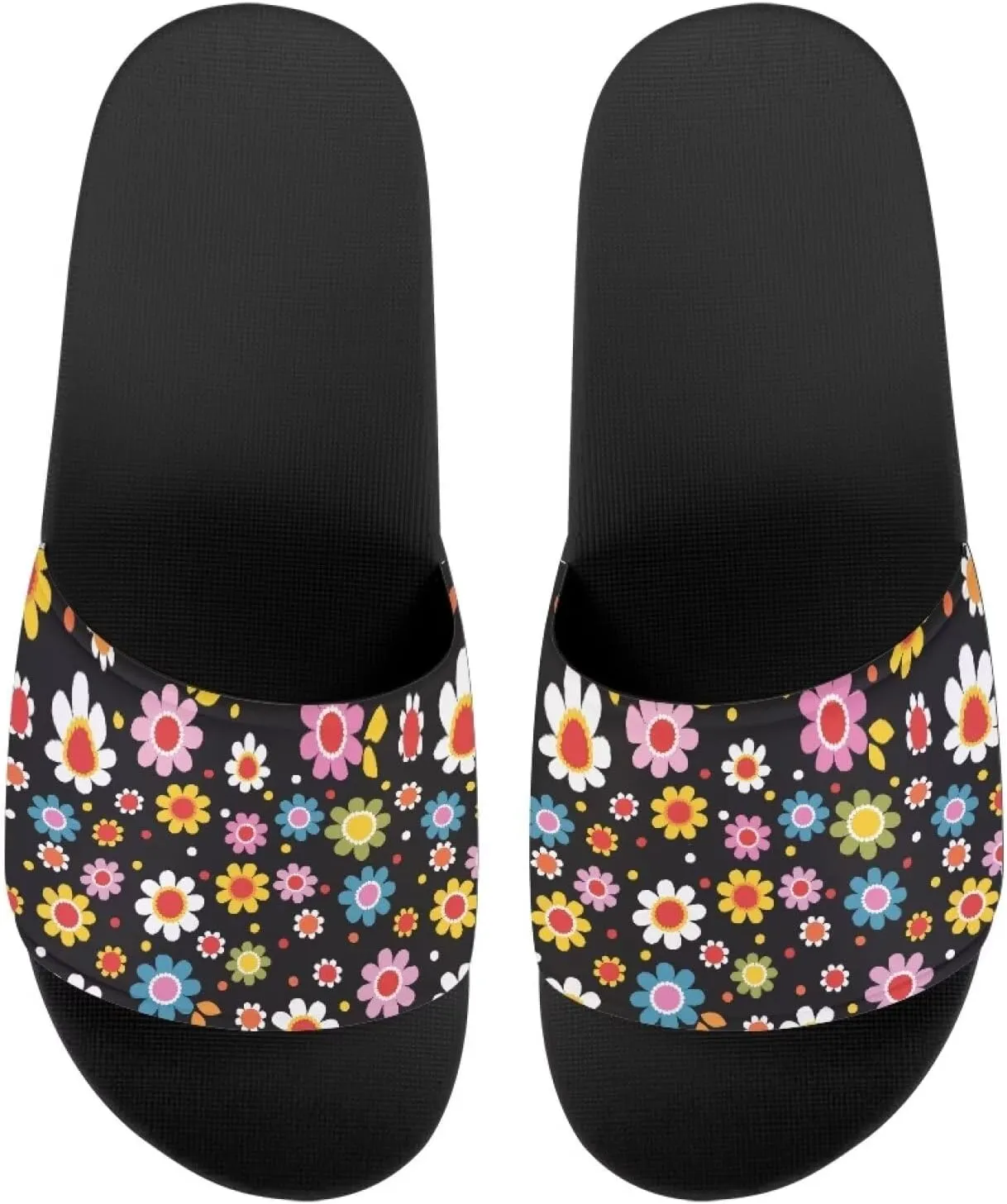 Binienty Womens Slippers with Rubber Sole Soft-Lightweight House Slipper Casual Style Sandals Shower Shoes