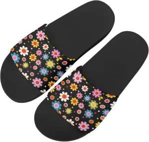 Binienty Womens Slippers with Rubber Sole Soft-Lightweight House Slipper Casual Style Sandals Shower Shoes