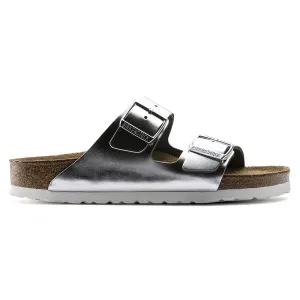 BIRKENSTOCK - ARIZONA DOUBLE STRAP MULE - SILVER