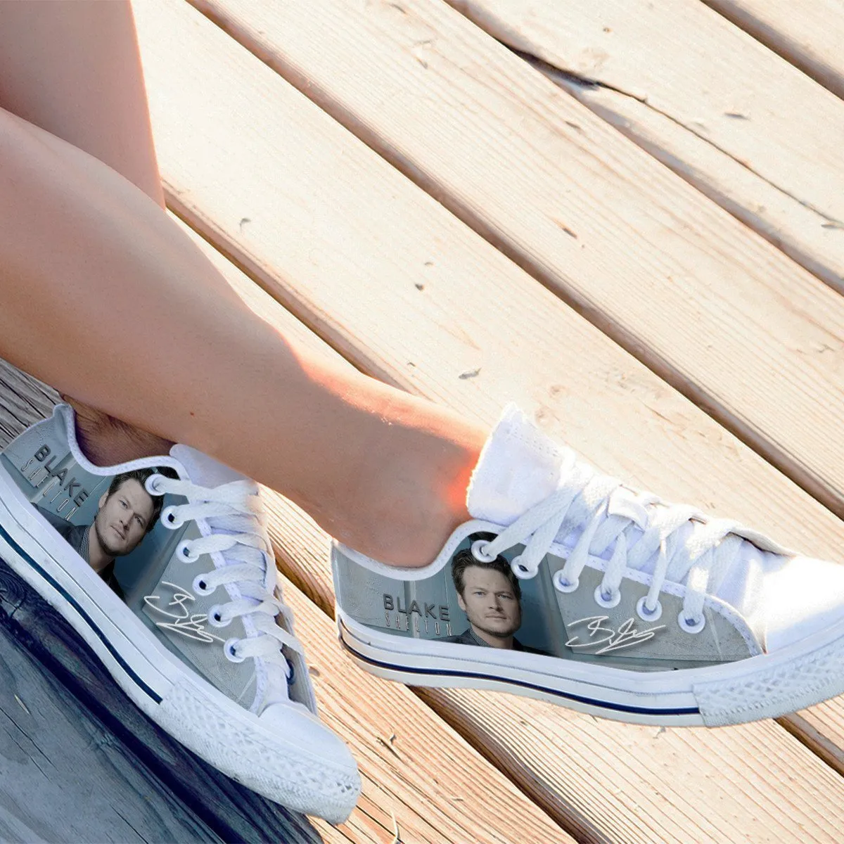 blake shelton ladies low cut sneakers