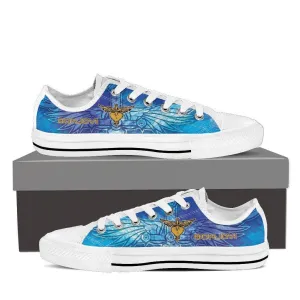 bon jovi logo ladies low cut sneakers