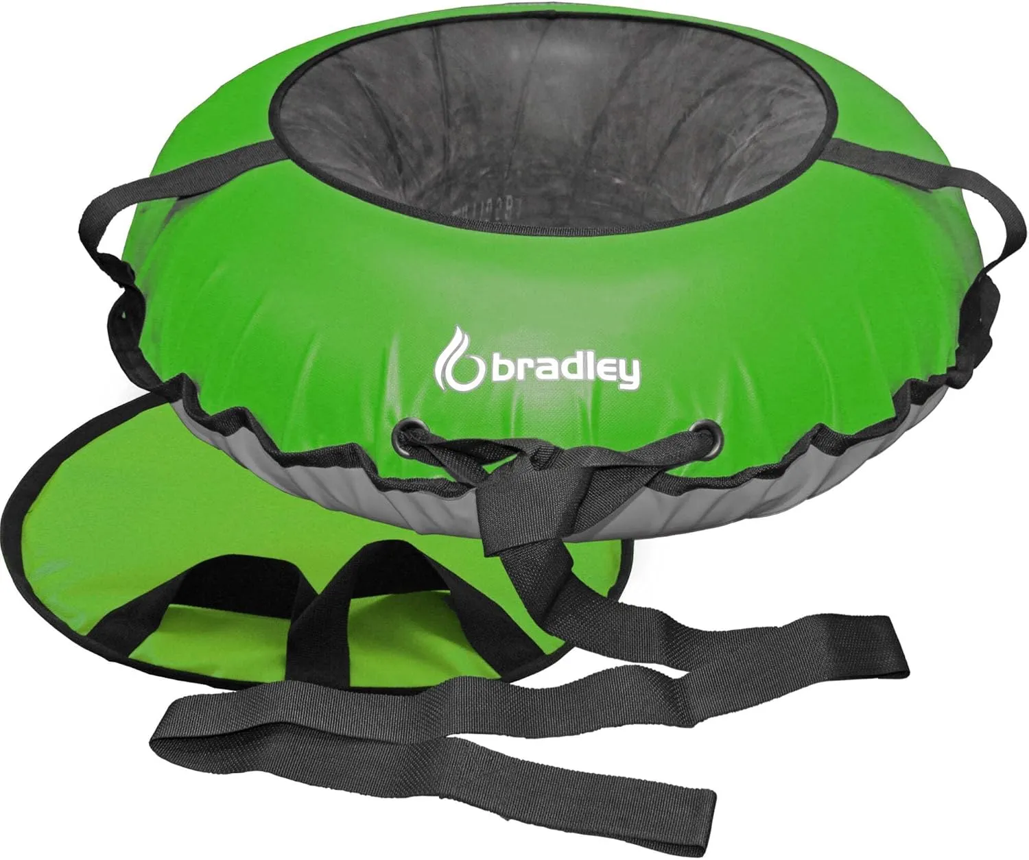 Bradley Heavy-Duty 50" Snow Tube with Reinforced Cover | Rubber Truck Tire Tube Sled for Extreme Sledding, Winter Fun, and Durable Performance in Any Conditions