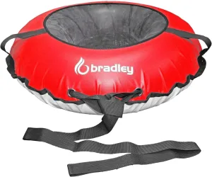Bradley Snow Tubes: 42-Inch Heavy Duty Inflatable Sledding Tubes with or Without Padded Saucer Sled - Elevate Your Snow Fun! Best Sledding Adventure Tubes