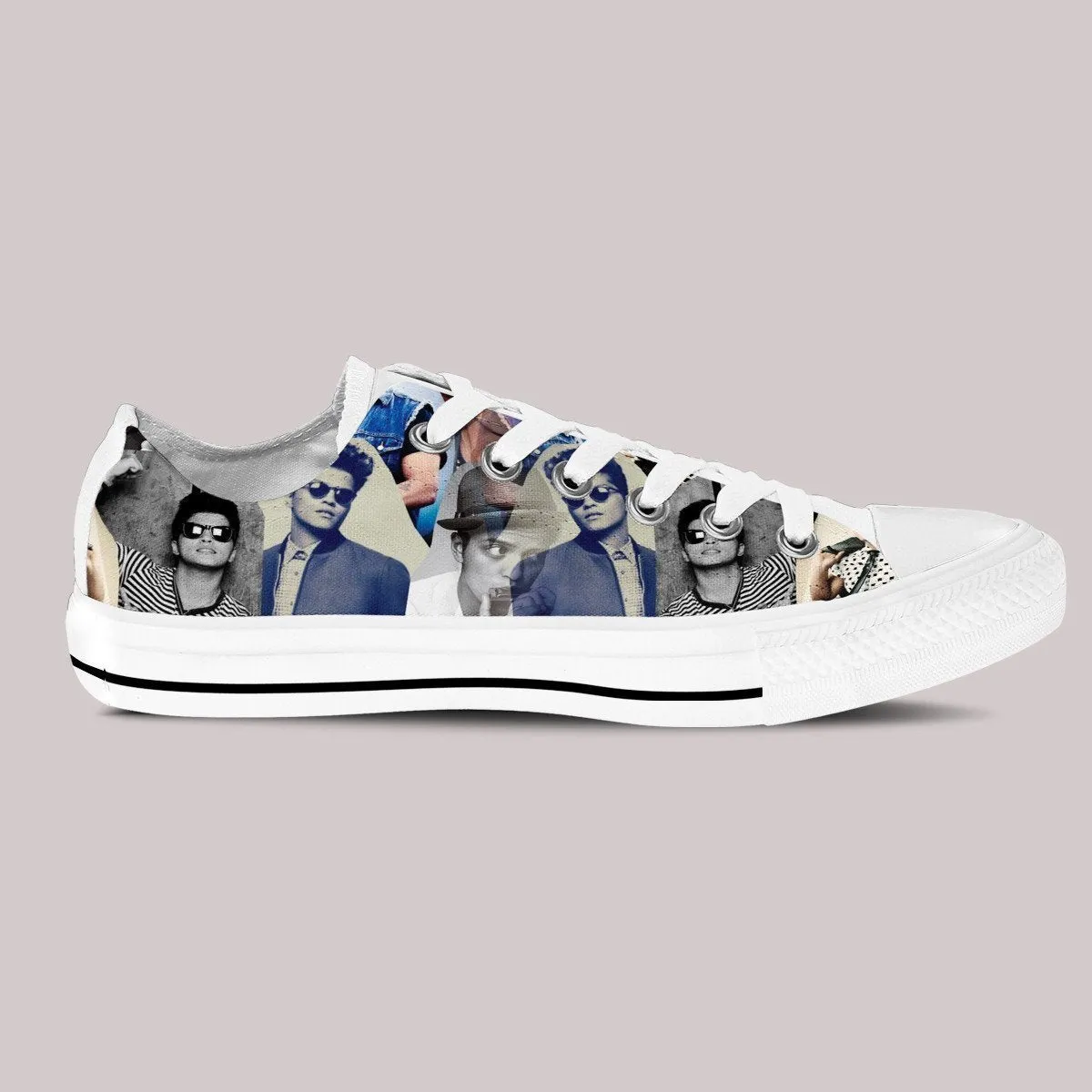 bruno mars ladies low cut sneakers