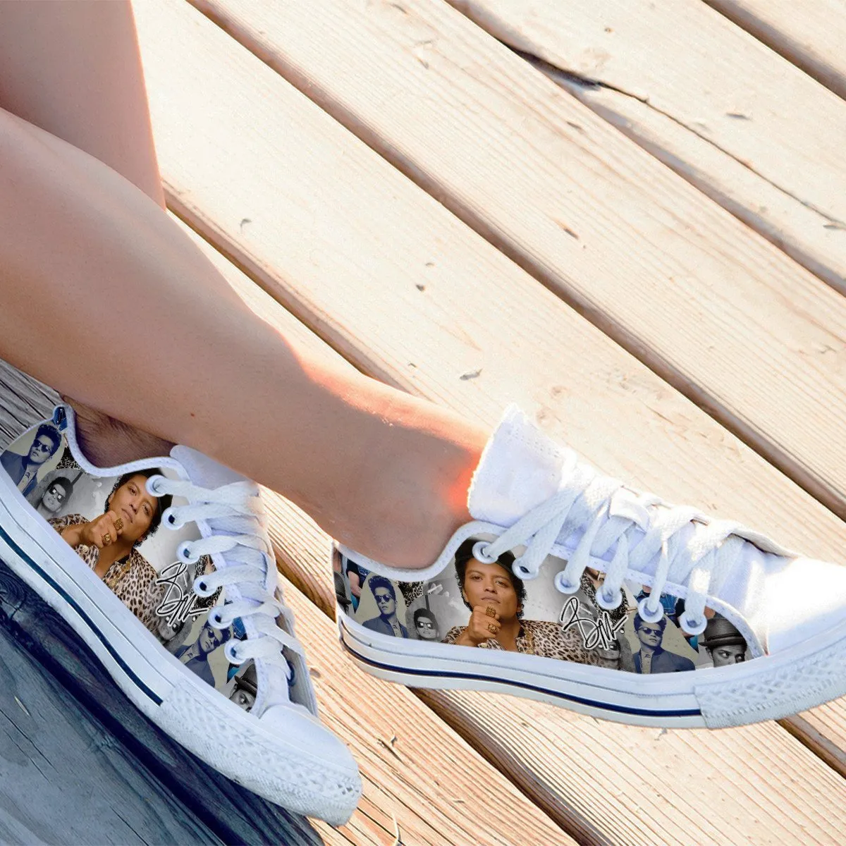 bruno mars ladies low cut sneakers