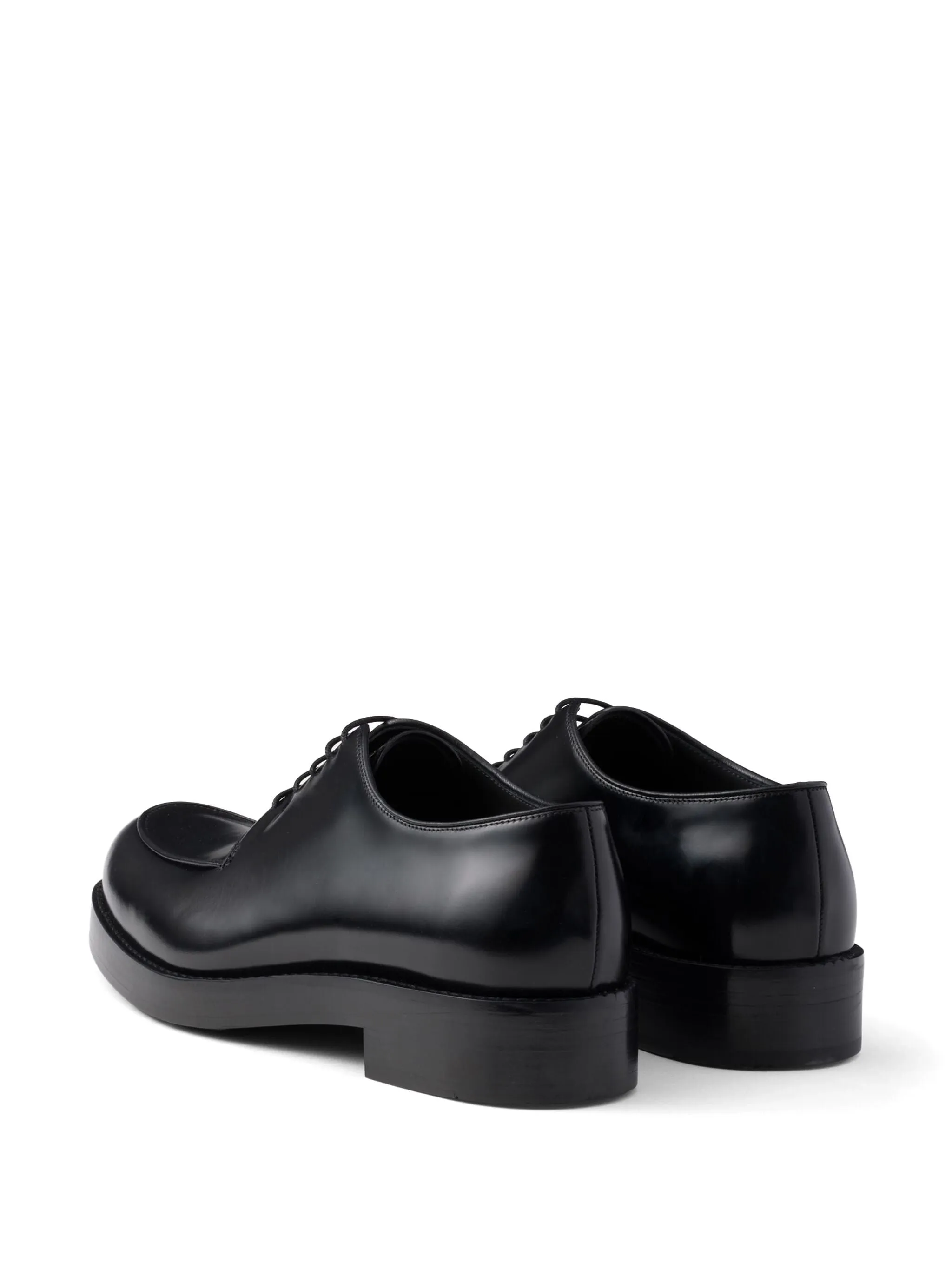 Brushed Leather Derby Shoes