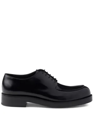 Brushed Leather Derby Shoes