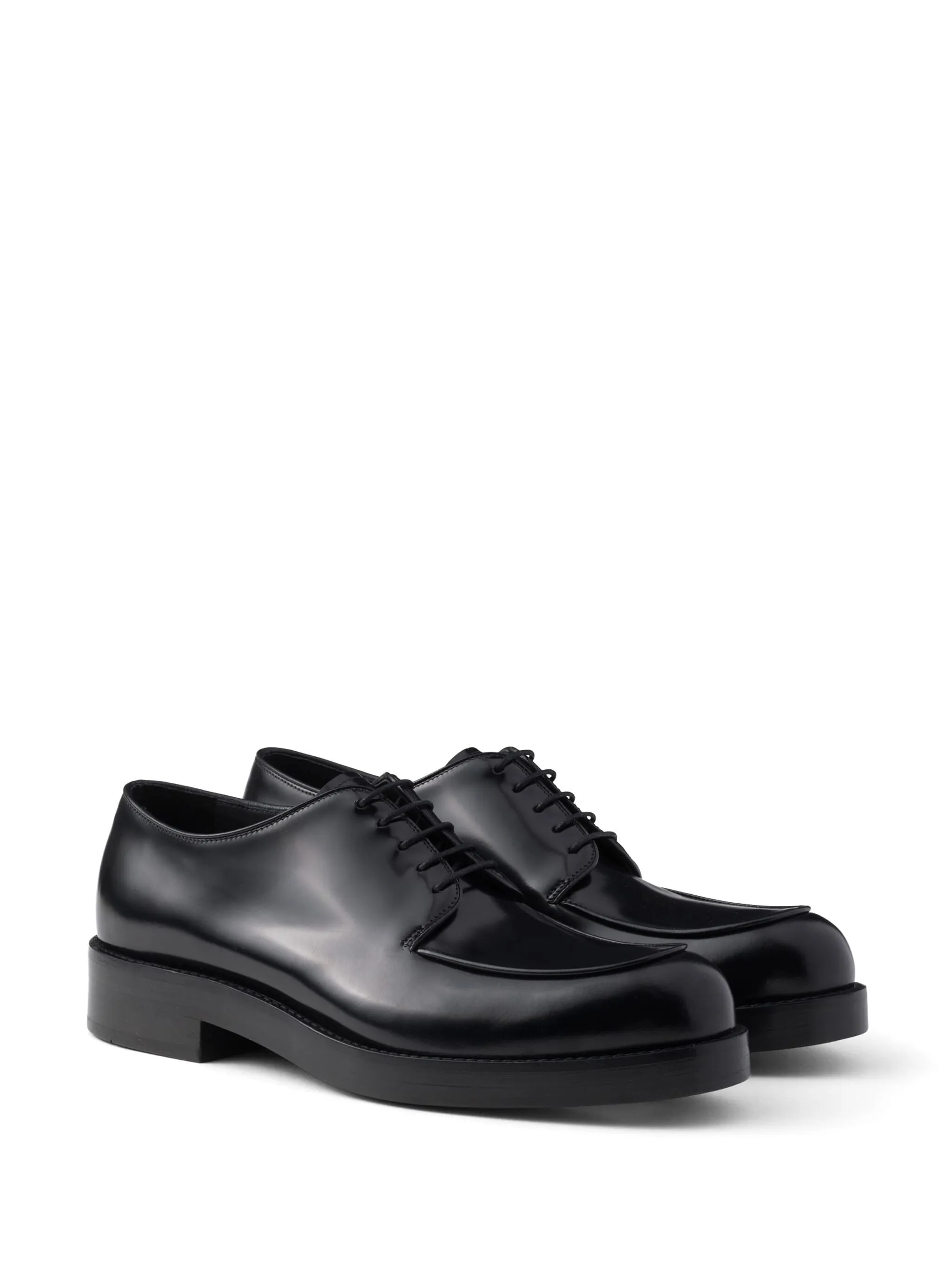 Brushed Leather Derby Shoes