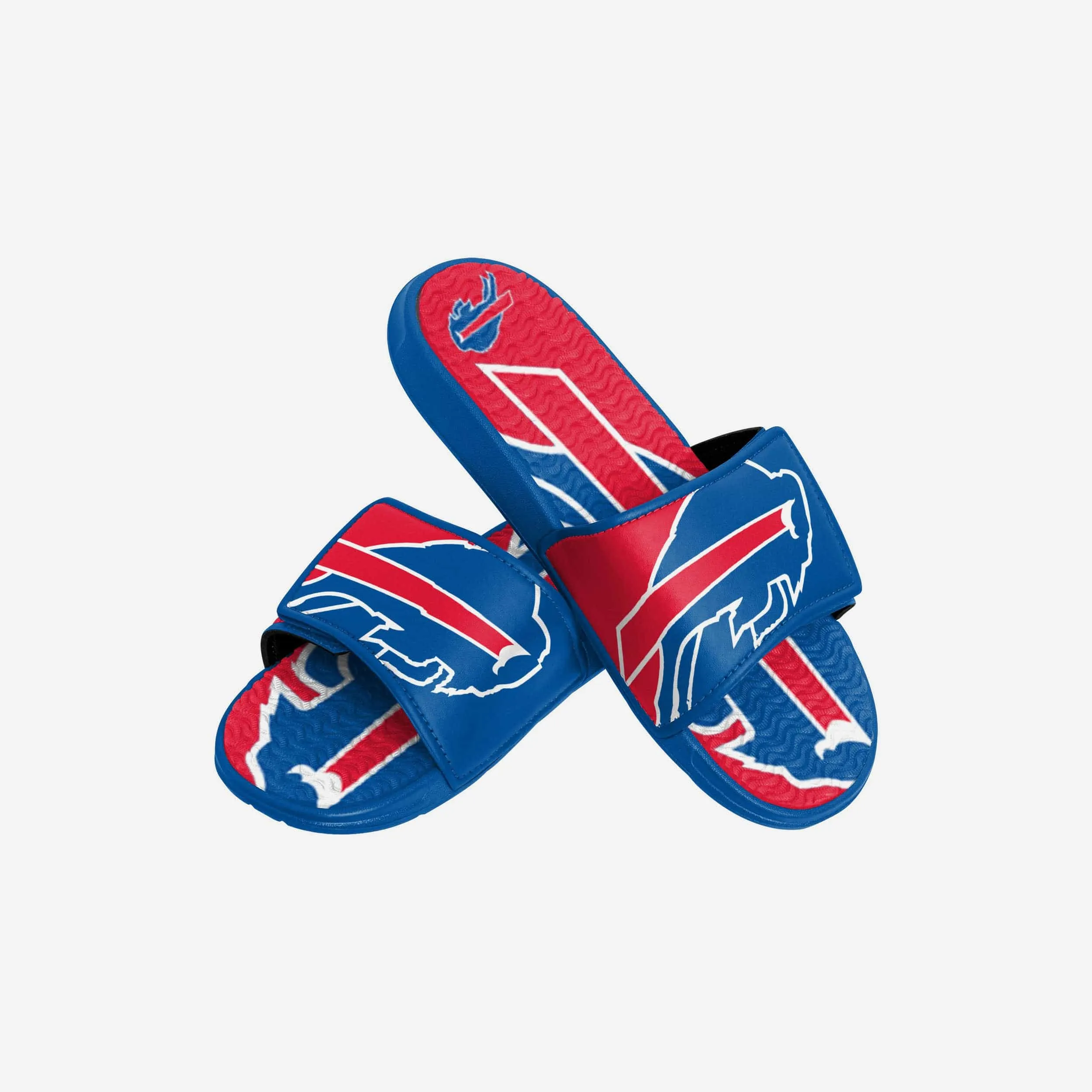 Buffalo Bills Youth Colorblock Big Logo Gel Slide