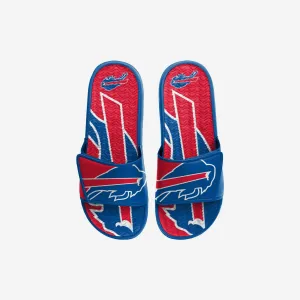 Buffalo Bills Youth Colorblock Big Logo Gel Slide