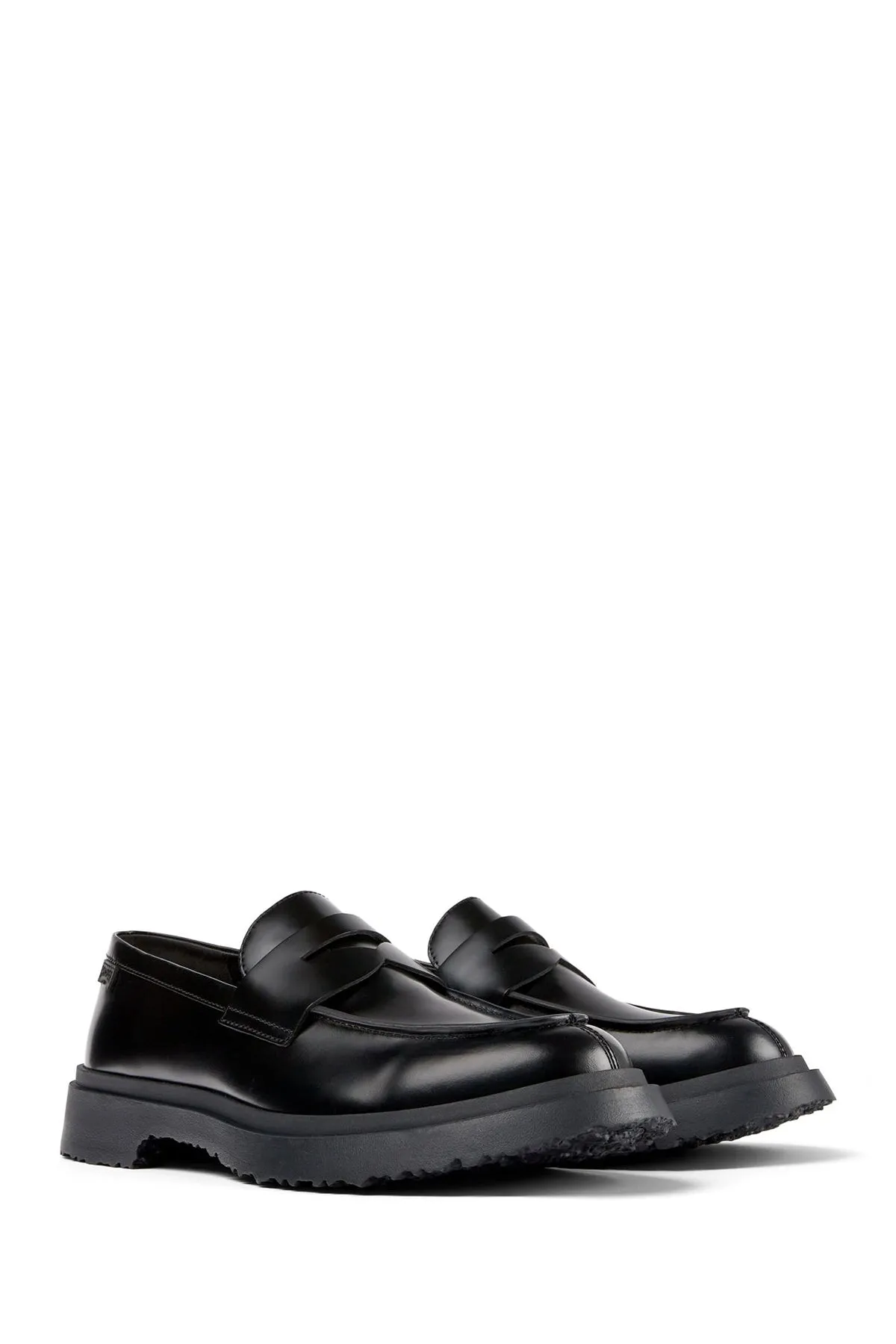 Camper Erkek Siyah Walden Deri Casual Loafer