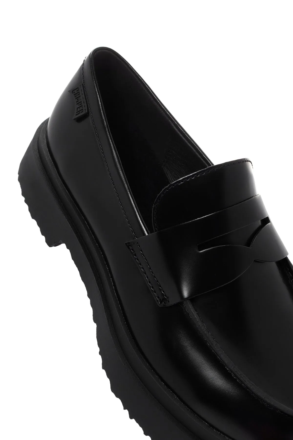 Camper Erkek Siyah Walden Deri Casual Loafer