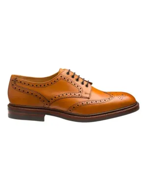 Chester Brogue Shoes with Rubber Sole - Tan