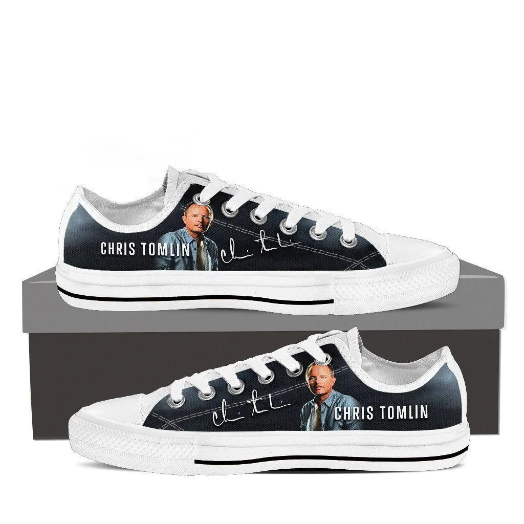 chris tomlin ladies low cut sneakers