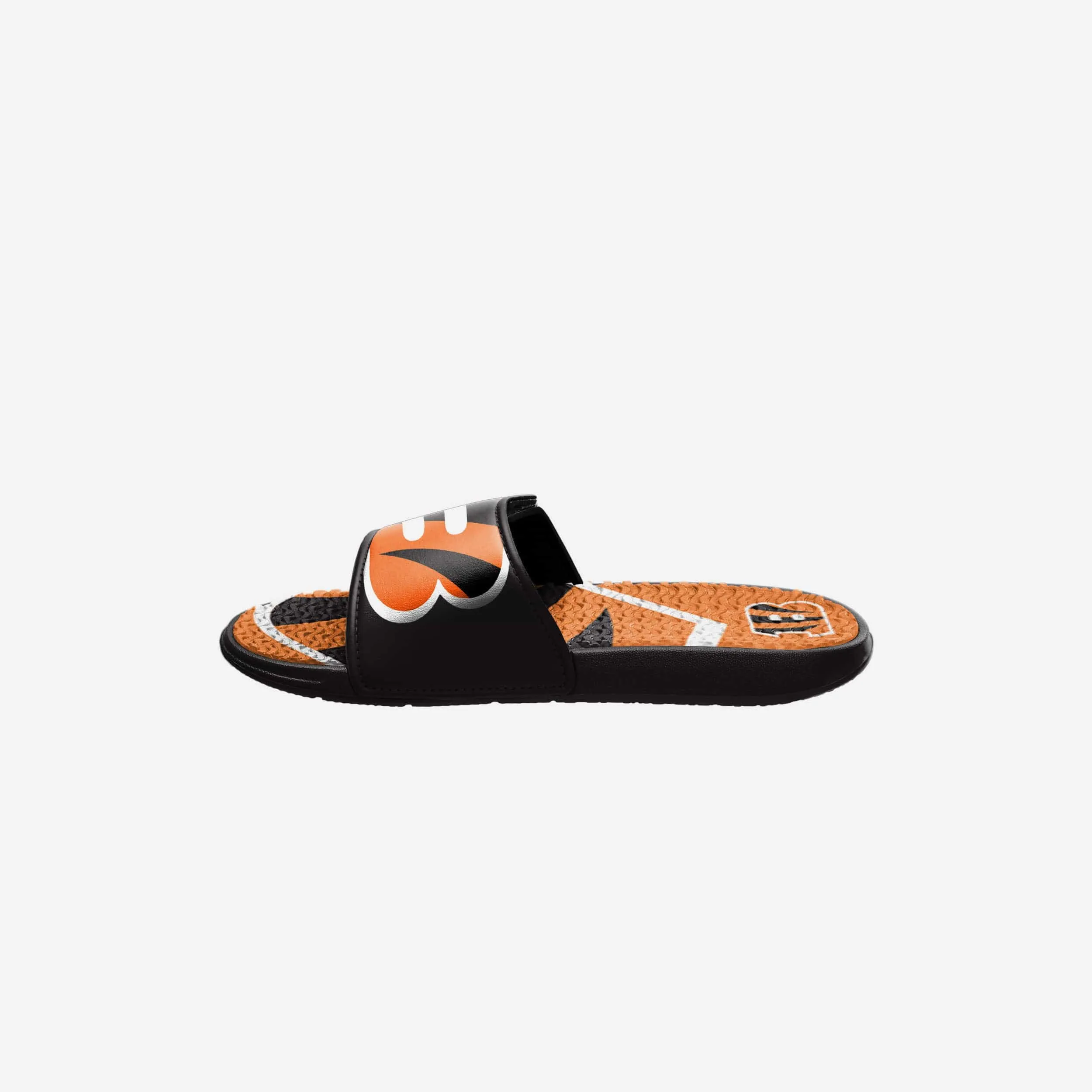 Cincinnati Bengals Youth Colorblock Big Logo Gel Slide