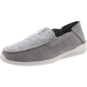 Clarks mens Gorwin Step Loafer, Grey Suede, 7.5 US