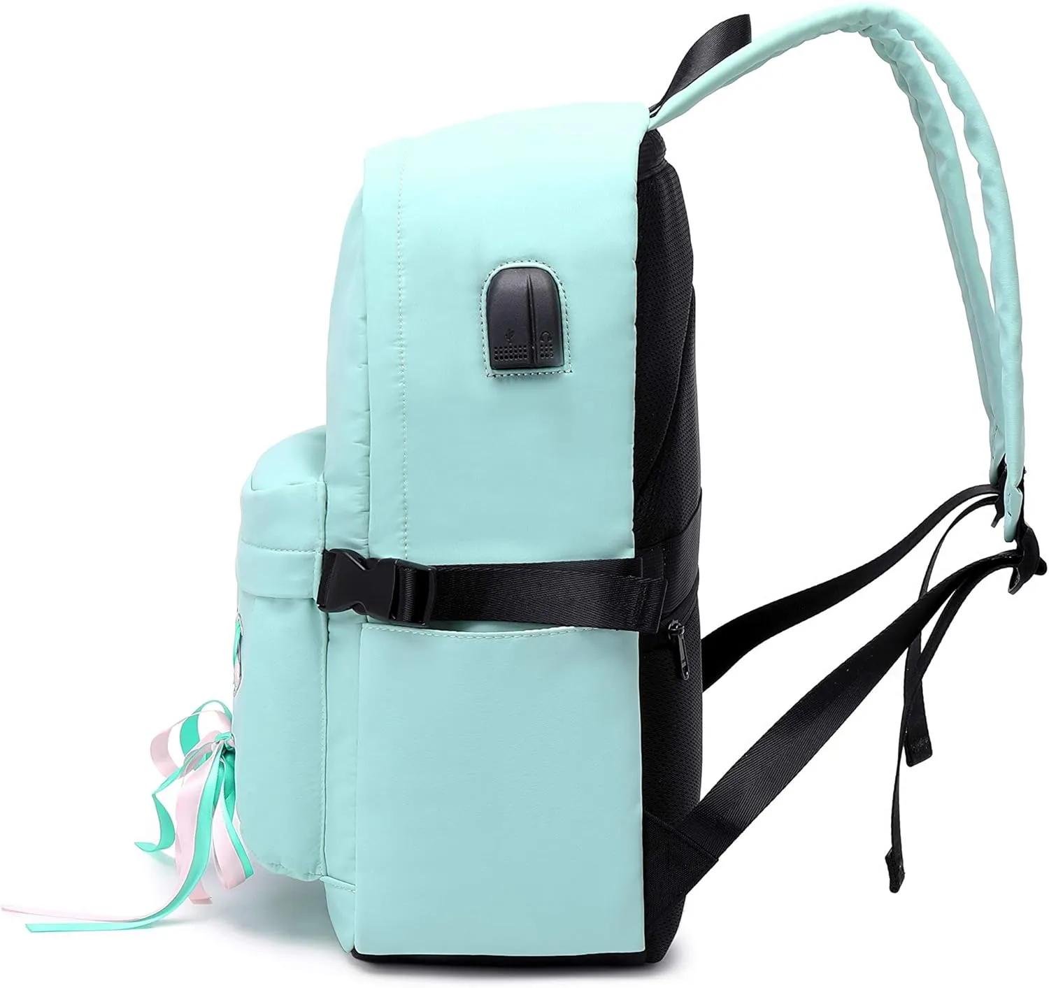 Classic Backpack for Women Stylish School Backpack for Teen Girl Light Blue
