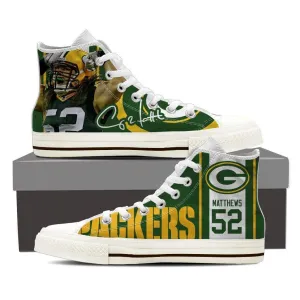clay matthews mens high top sneakers high top