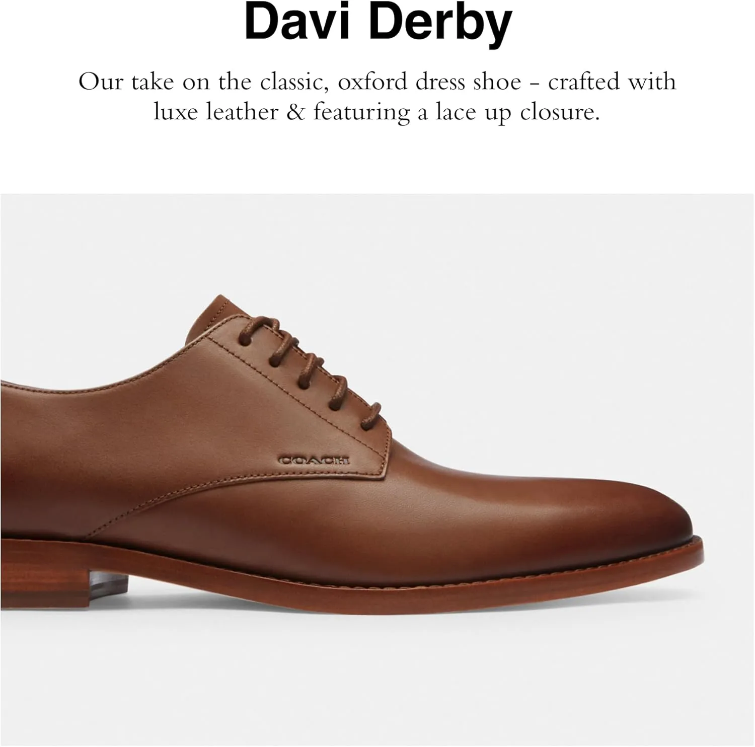 Coach Men's Davi Derby