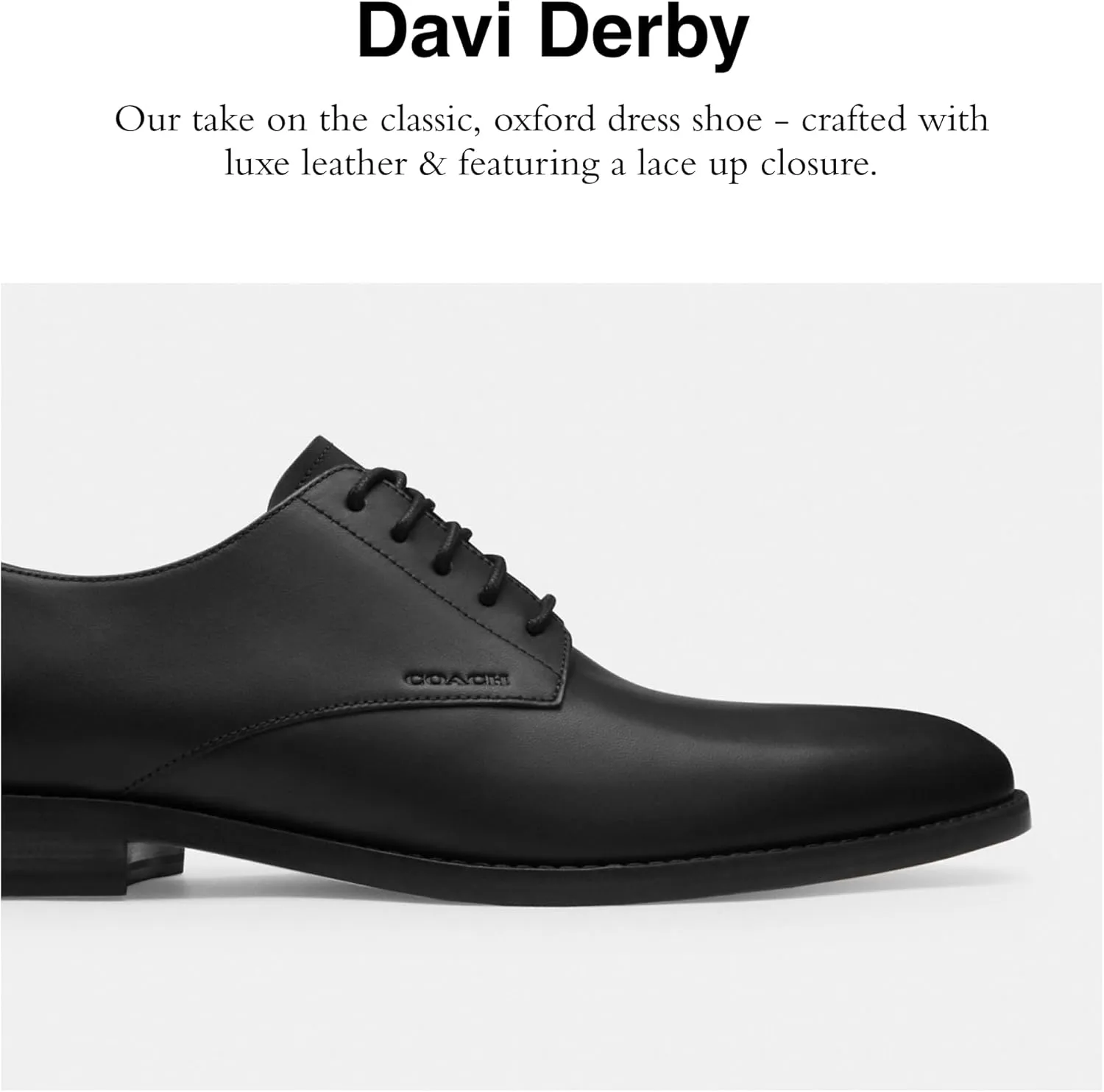 Coach Men's Davi Derby
