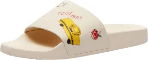 Coach Men's Slide Sandal with Sketch Print Platform