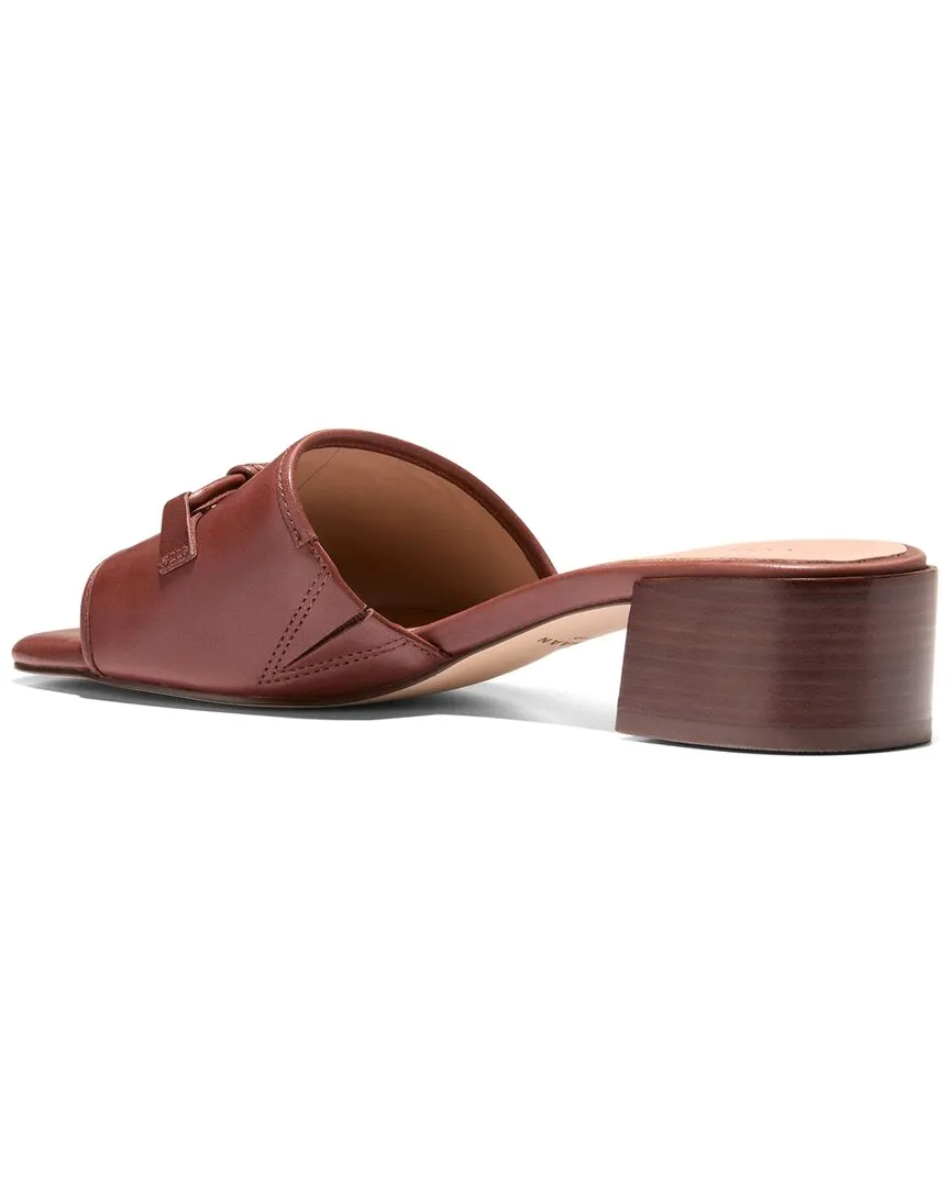 Cole Haan Cailyn Bow Mule Leather Sandal