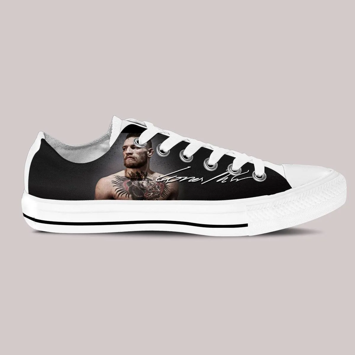 conor mcgregor ladies low cut sneakers