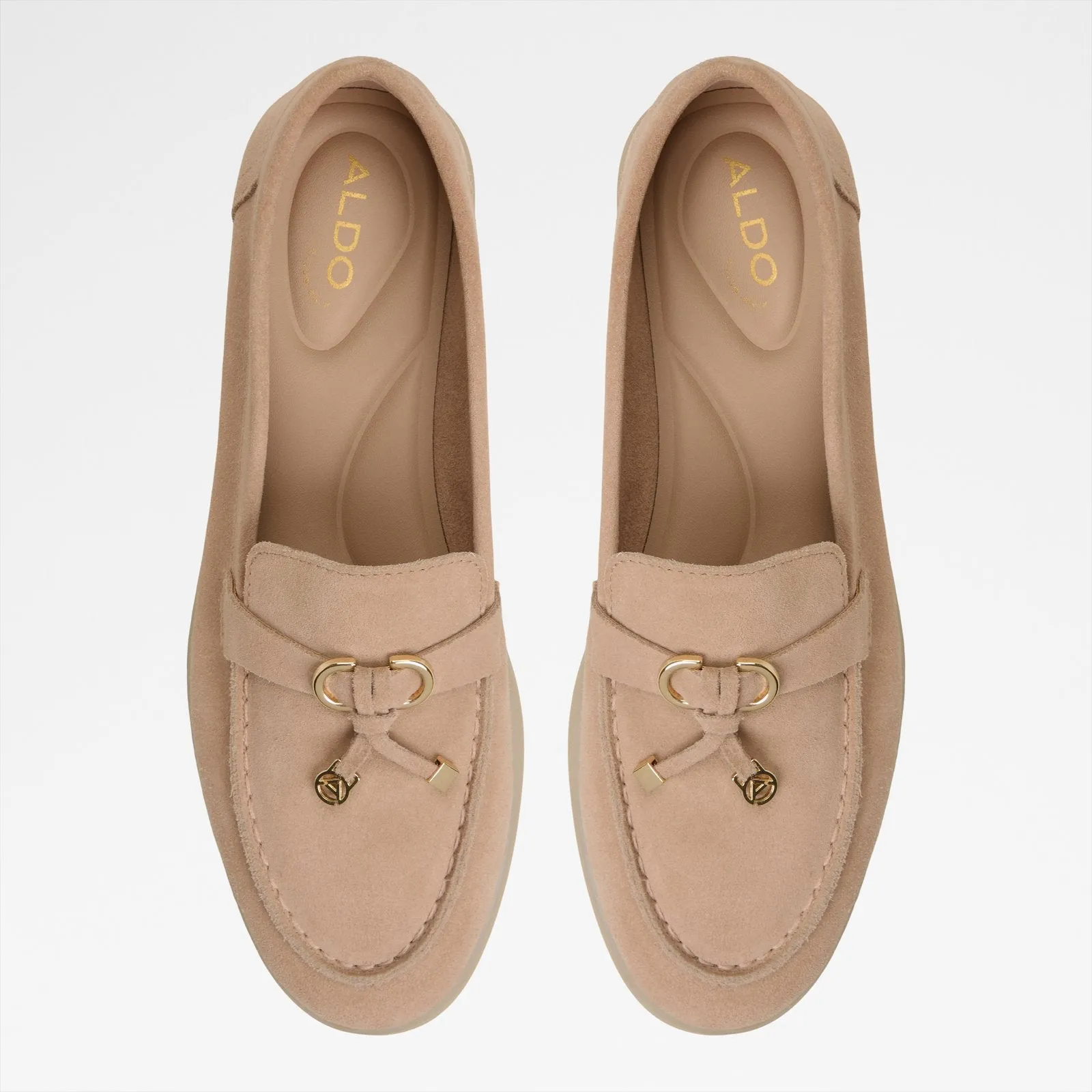 CRERAS-IN Kadın Pembe Loafer & Mokasen