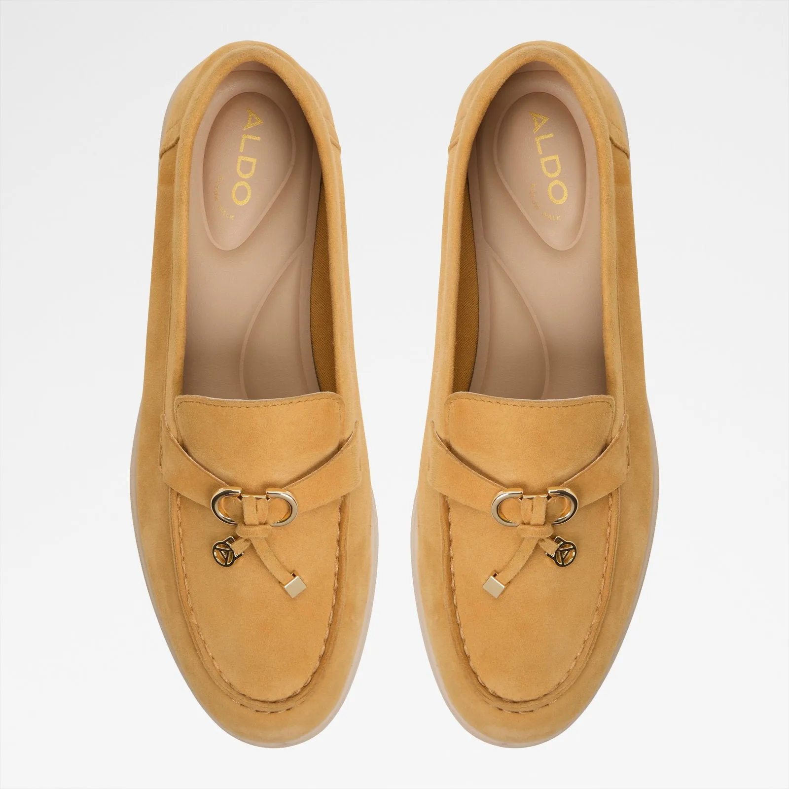 CRERAS-IN Kadın Sarı Loafer & Mokasen