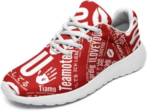 Custom Skull Running Shoes for Women Men Mesh Breathable Comfort Walking Sneaker Sports Athletic Halloween Shoes