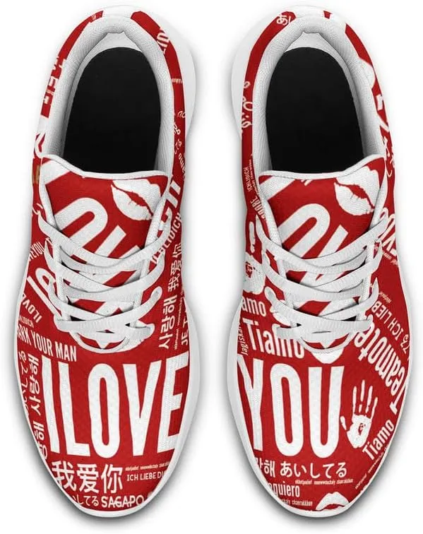 Custom Skull Running Shoes for Women Men Mesh Breathable Comfort Walking Sneaker Sports Athletic Halloween Shoes